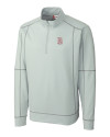Birmingham Barons Clique Helsa Performance Mens Half Zip Pullover Sweatshirt Light Grey Mannequin Thumbnail Image