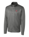 View image 5: Tacoma Rainiers Clique Helsa Performance Knit Mens Half Zip Titan Mannequin