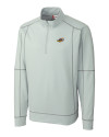 Akron RubberDucks Clique Helsa Performance Mens Half Zip Pullover Sweatshirt Light Grey Mannequin Thumbnail Image