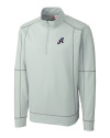 Reno Aces Clique Helsa Performance Mens Half Zip Pullover Sweatshirt Light Grey Mannequin Thumbnail Image