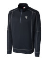 Scranton/Wilkes-Barre RailRiders Clique Helsa Performance Mens Half Zip Pullover Sweatshirt Dark Navy Mannequin Thumbnail Image