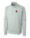 View image 2: Nashville Sounds Clique Helsa Performance Knit Mens Half Zip Light Grey Mannequin