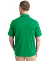 North Texas Mean Green Cutter & Buck Virtue Eco Pique Recycled Mens Polo Kelly Green Back Thumbnail Image