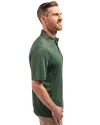 North Texas Mean Green Cutter & Buck Forge Eco Stretch Recycled Mens Polo Dark Hunter Heather Side Thumbnail Image
