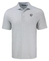 Chicago Bears Mono Cutter & Buck Pike Eco Diamond Dot Print Recycled Mens Big & Tall Polo Polished Medium Gray Mannequin Thumbnail Image