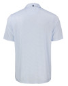 Chicago Bears Monochromatic Cutter & Buck Pike Recycled Diamond Dot Print Mens Big & Tall Polo Atlas Light Blue Mannequin Back Thumbnail Image