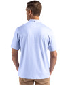 View image 12: New Orleans Saints Monochromatic Cutter & Buck Pike Recycled Diamond Dot Print Mens Polo Hyacinth Back
