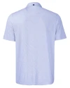 View image 16: Chicago Bears Monochromatic Cutter & Buck Pike Recycled Diamond Dot Print Mens Polo Hyacinth Mannequin Back