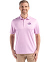Green Bay Packers Mono Cutter & Buck Pike Recycled Diamond Dot Print Mens Polo Gelato Fuchsia Front Thumbnail Image