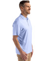 View image 11: Arizona Cardinals Monochromatic Cutter & Buck Pike Recycled Diamond Dot Print Mens Polo Hyacinth Side