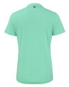 Los Angeles Chargers Mono Cutter & Buck Forge Eco Heathered Stretch Womens Blade Top Fresh Mint Heather Mannequin Back Thumbnail Image