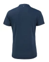View image 12: Chicago Bears Monochromatic Cutter & Buck Forge Recycled Four-Way Stretch Heathered Womens Blade Top Dark Navy Blue Heather Mannequin Back