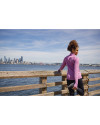Cutter & Buck Peshastin Eco Fleece Recycled Womens Half Zip Pullover GEH_LFS_HG 4 Thumbnail Image