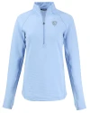 Chicago Bears Mono Cutter & Buck Peshastin Fleece Recycled Womens Half Zip Pullover Atlas Heather Mannequin Thumbnail Image