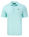 Chicago Bears Mono Cutter & Buck Pike Eco Flora Print Recycled Mens Polo Fresh Mint Mannequin Thumbnail Image