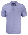 Chicago Bears Monochromatic Cutter & Buck Pike Recycled Shadow Check Print Mens Polo Hyacinth Mannequin Thumbnail Image