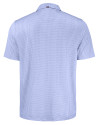 Chicago Bears Monochromatic Cutter & Buck Pike Recycled Shadow Check Print Mens Polo Hyacinth Mannequin Back Thumbnail Image