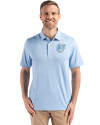 Baltimore Orioles Mono Cutter & Buck Forge Epic Confidence Fine Line Stripe Stretch Recycled Mens Polo Atlas/White Front Thumbnail Image