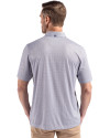 Pittsburgh Pirates Cooperstown Cutter & Buck Pike Eco Diamond Dot Print Recycled Mens Polo Black Back Thumbnail Image