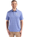 Kansas City Royals Cutter & Buck Pike Eco Flora Print Recycled Mens Big & Tall Polo Chelan Blue Front Thumbnail Image