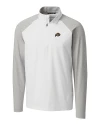 Colorado Buffaloes Cutter & Buck Response Lightweight Hybrid Quarter Zip Mens Pullover Windbreaker White Mannequin Thumbnail Image