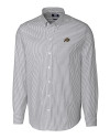 Colorado Buffaloes Cutter & Buck Stretch Oxford Stripe Mens Long Sleeve Dress Shirt Charcoal Mannequin Thumbnail Image