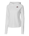 Arkansas Razorbacks Cutter & Buck Womens Traverse Sweatshirt Hoodie White Mannequin Thumbnail Image