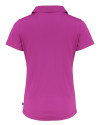 Houston Texans Mono - Cutter & Buck Daybreak Eco Recycled Womens V-neck Polo Gelato Fuchsia Mannequin Back Thumbnail Image