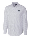 Villanova Wildcats Cutter & Buck Stretch Oxford Stripe Mens Big and Tall Long Sleeve Dress Shirt Light Blue Mannequin Thumbnail Image