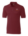 Virginia Tech Hokies Cutter & Buck Advantage Eco Tri-Blend Pique Mens Big and Tall Polo Bordeaux Mannequin Thumbnail Image