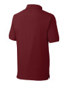 Virginia Tech Hokies Cutter & Buck Advantage Eco Tri-Blend Pique Mens Polo Bordeaux Mannequin Back Thumbnail Image