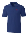 Dayton Flyers Cutter & Buck Advantage Eco Tri-Blend Pique Mens Big and Tall Polo Tour Blue Mannequin Thumbnail Image