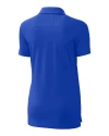 Dayton Flyers Cutter & Buck Advantage Eco Tri-Blend Pique Womens Polo Chelan Blue Mannequin Back Thumbnail Image
