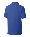 Dayton Flyers Cutter & Buck Advantage Eco Tri-Blend Pique Mens Polo Tour Blue Mannequin Back Thumbnail Image