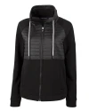 View image 2: Cutter & Buck Womens Discovery Hybrid Solid Jacket Black Mannequin