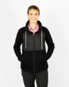 View image 7: Cutter & Buck Womens Discovery Hybrid Solid Jacket Black Front