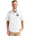 Cleveland Browns Americana Cutter & Buck Coastline Epic Comfort Recycled Mens Polo White Front Thumbnail Image