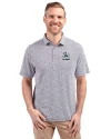 Notre Dame Fighting Irish Alumni - Cutter & Buck Virtue Eco Pique Botanical Print Recycled Mens Polo Navy Blue Front Thumbnail Image