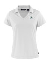 Notre Dame Fighting Irish Alumni - Cutter & Buck Daybreak Eco Recycled Womens V-neck Polo White Mannequin Thumbnail Image