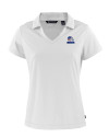 Cleveland Browns Americana Cutter & Buck Daybreak Eco Recycled Womens V-neck Polo White Mannequin Thumbnail Image