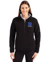 Duke Blue Devils Alumni Cutter & Buck Cascade Eco Fleece Womens Pullover Jacket Black Front Thumbnail Image