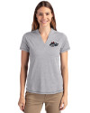 Rocket City Trash Pandas Cutter & Buck Forge Eco Heathered Stretch Womens Blade Top Polished Heather Front Thumbnail Image