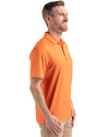 UTSA Roadrunners Cutter & Buck Forge Epic Confidence Fine Line Stripe Stretch Recycled Mens Polo College Orange/White Side Thumbnail Image