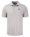 Penn State Nittany Lions Alumni Cutter & Buck Forge Epic Confidence Fine Line Stripe Stretch Recycled Mens Polo Polished/White Mannequin Thumbnail Image