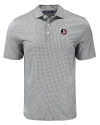 Florida State Seminoles Cutter & Buck Pike Eco Diamond Dot Print Recycled Mens Big & Tall Polo Black Mannequin Thumbnail Image