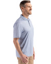 Utah State Aggies Cutter & Buck Pike Eco Diamond Dot Print Recycled Mens Big & Tall Polo Navy Blue Side Thumbnail Image