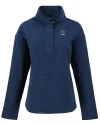Penn State Nittany Lions Alumni Cutter & Buck Hunts Point Eco Textured Fleece Recycled Womens Snap Pullover Navy Blue Mannequin Thumbnail Image