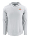 Texas Longhorns 100 Years at DKR Cutter & Buck Coastline Epic Comfort Recycled Mens Hooded Shirt CONCRETE Mannequin Thumbnail Image