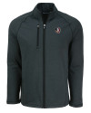 Florida State Seminoles Cutter & Buck Peshastin Fleece Recycled Mens Full Zip Jacket Black Heather Mannequin Thumbnail Image