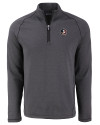 Florida State Seminoles Cutter & Buck Peshastin Fleece Recycled Mens Half Zip Pullover Black Heather Mannequin Thumbnail Image